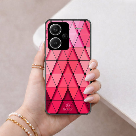 Xiaomi Redmi Note 11T 5G Cover - ONation Pyramid Series - HQ Ultra Shine Premium Infinity Glass Soft Silicon Borders Case