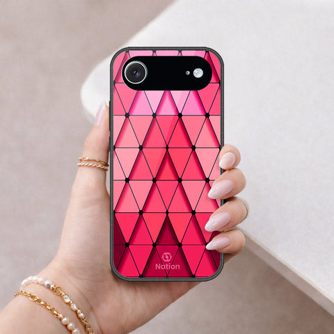 iPhone 17 Air - ONation Pyramid Series - HQ Ultra Shine Premium Infinity Glass Soft Silicon Borders Case