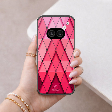 Nothing Phone 2a Cover - ONation Pyramid Series - HQ Ultra Shine Premium Infinity Glass Soft Silicon Borders Case