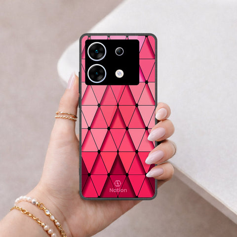 Infinix Zero 30 5G Cover - ONation Pyramid Series - HQ Ultra Shine Premium Infinity Glass Soft Silicon Borders Case
