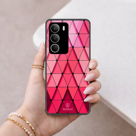 Realme Note 70 Cover - ONation Pyramid Series - HQ Ultra Shine Premium Infinity Glass Soft Silicon Borders Case