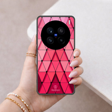 Realme C75 Cover - ONation Pyramid Series - HQ Ultra Shine Premium Infinity Glass Soft Silicon Borders Case