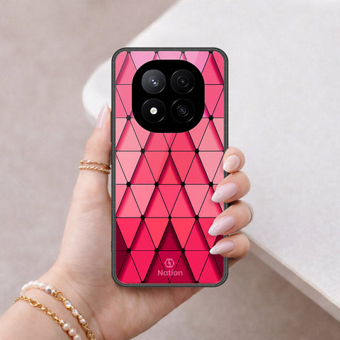 Xiaomi Poco X7 Cover - ONation Pyramid Series - HQ Ultra Shine Premium Infinity Glass Soft Silicon Borders Case