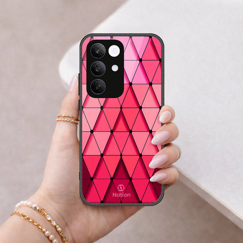 Realme C85 Pro Cover - ONation Pyramid Series - HQ Ultra Shine Premium Infinity Glass Soft Silicon Borders Case