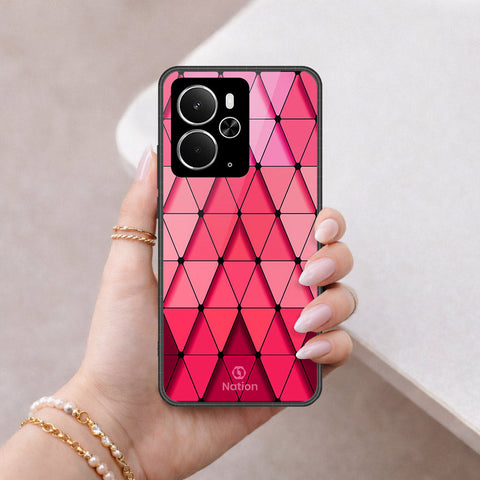 Realme 14T Cover - ONation Pyramid Series - HQ Ultra Shine Premium Infinity Glass Soft Silicon Borders Case