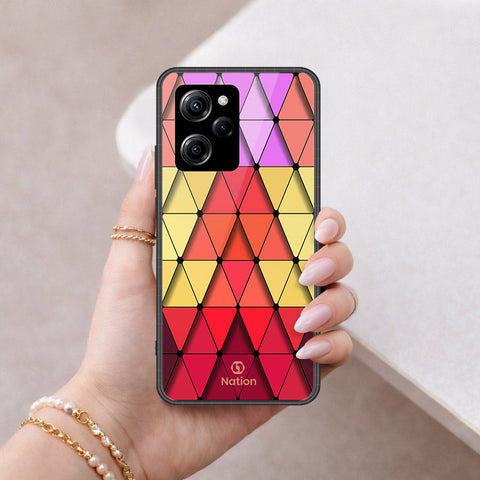 Xiaomi Redmi Note 12 Pro Speed Cover - ONation Pyramid Series - HQ Ultra Shine Premium Infinity Glass Soft Silicon Borders Case