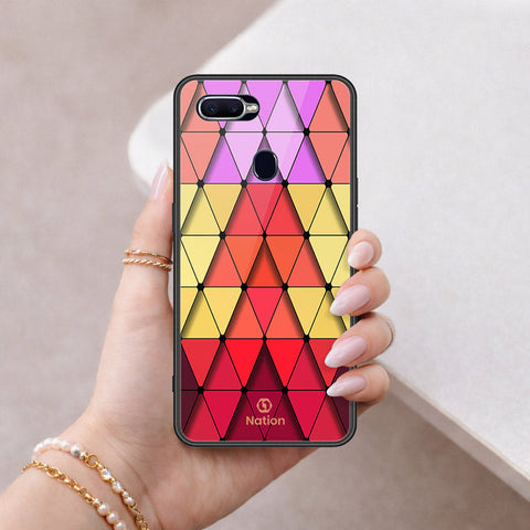 Samsung Galaxy J7 Pro Cover - ONation Pyramid Series - HQ Ultra Shine Premium Infinity Glass Soft Silicon Borders Case