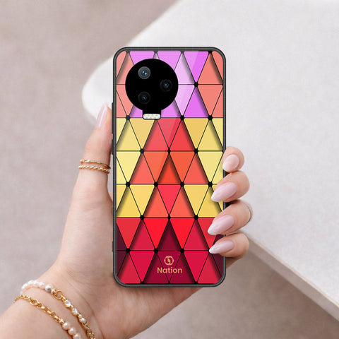 Infinix Note 11 Pro Cover - ONation Pyramid Series - HQ Ultra Shine Premium Infinity Glass Soft Silicon Borders Case