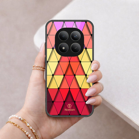 Xiaomi Redmi Note 15 Pro Plus Cover - ONation Pyramid Series - HQ Ultra Shine Premium Infinity Glass Soft Silicon Borders Case