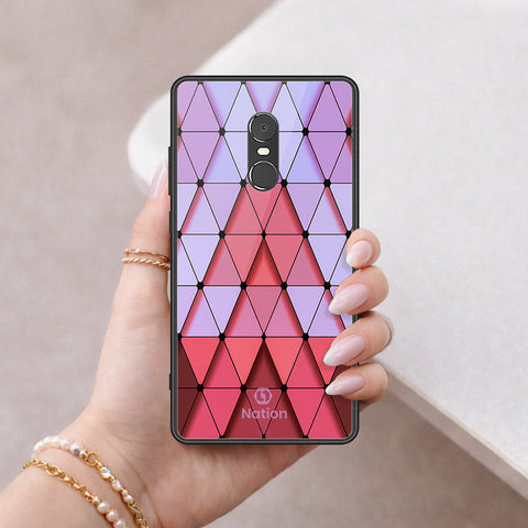 Xiaomi Redmi Note 4 / 4X Cover - ONation Pyramid Series - HQ Ultra Shine Premium Infinity Glass Soft Silicon Borders Case