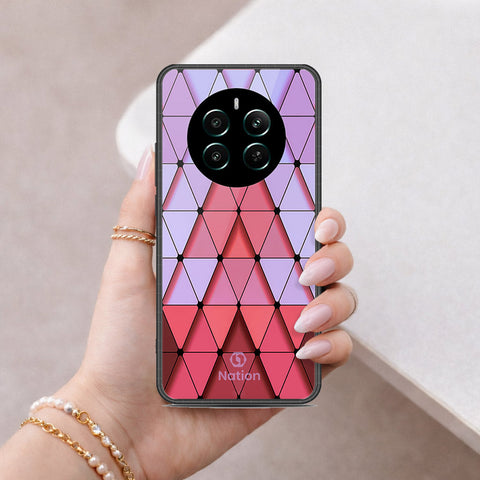 Realme P1 Speed Cover - ONation Pyramid Series - HQ Ultra Shine Premium Infinity Glass Soft Silicon Borders Case