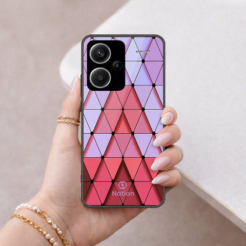 Xiaomi Redmi Note 11T 5G Cover - ONation Pyramid Series - HQ Ultra Shine Premium Infinity Glass Soft Silicon Borders Case