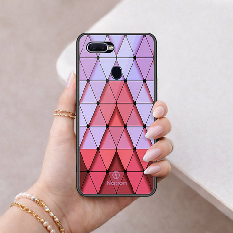 Samsung Galaxy J7 Pro Cover - ONation Pyramid Series - HQ Ultra Shine Premium Infinity Glass Soft Silicon Borders Case