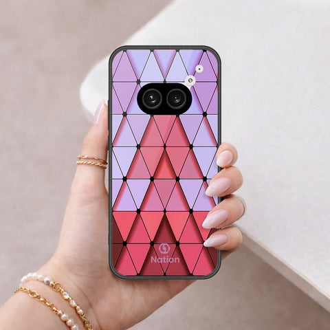 Nothing Phone 2a Cover - ONation Pyramid Series - HQ Ultra Shine Premium Infinity Glass Soft Silicon Borders Case