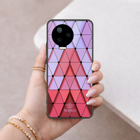 Infinix Note 11 Pro Cover - ONation Pyramid Series - HQ Ultra Shine Premium Infinity Glass Soft Silicon Borders Case