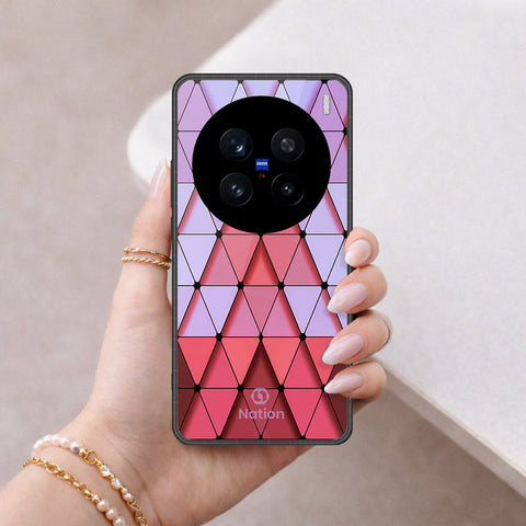 Realme C75 Cover - ONation Pyramid Series - HQ Ultra Shine Premium Infinity Glass Soft Silicon Borders Case