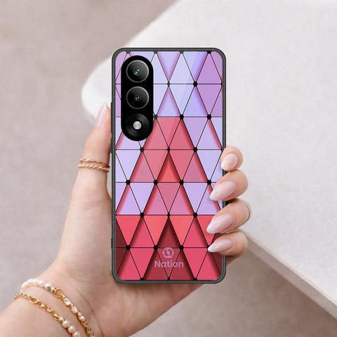 OnePlus Ace 5 Ultra Cover - ONation Pyramid Series - HQ Ultra Shine Premium Infinity Glass Soft Silicon Borders Case