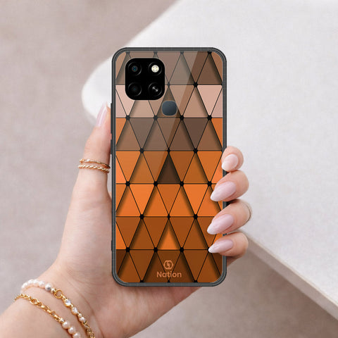 Infinix Smart 6 Cover - ONation Persian Rugs Series 2 - HQ Ultra Shine Premium Infinity Glass Soft Silicon Borders Cas