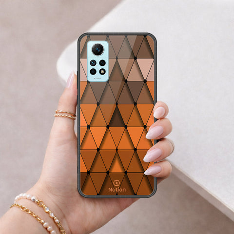 Xiaomi Redmi Note 12 Pro 4G Cover - ONation Pyramid Series - HQ Ultra Shine Premium Infinity Glass Soft Silicon Borders Case