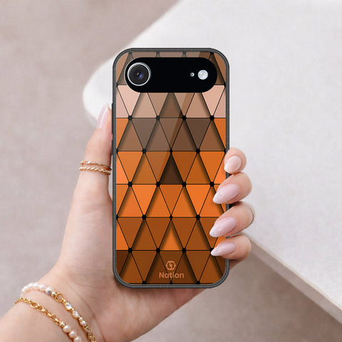 iPhone 17 Air - ONation Pyramid Series - HQ Ultra Shine Premium Infinity Glass Soft Silicon Borders Case