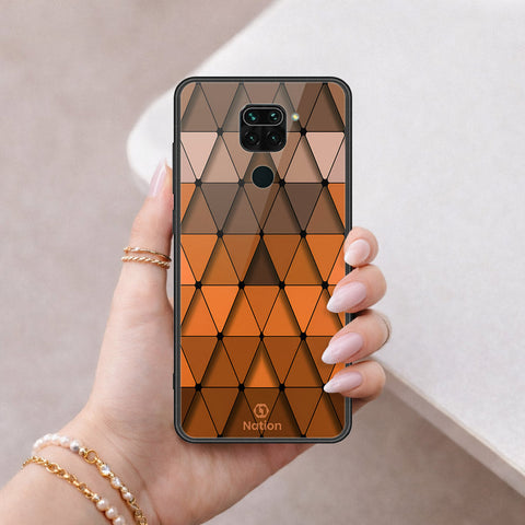 Xiaomi Redmi 10X 4G Cover - ONation Pyramid Series - HQ Ultra Shine Premium Infinity Glass Soft Silicon Borders Case