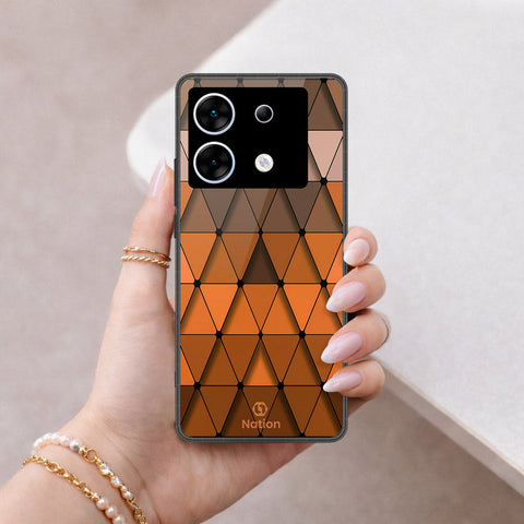 Infinix Zero 30 5G Cover - ONation Pyramid Series - HQ Ultra Shine Premium Infinity Glass Soft Silicon Borders Case