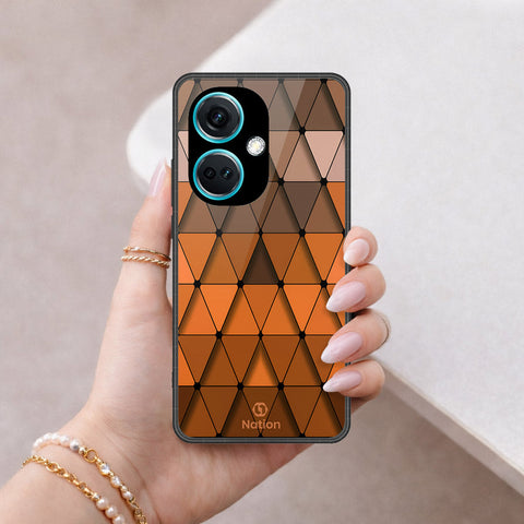OnePlus Nord N30 Cover - ONation Pyramid Series - HQ Ultra Shine Premium Infinity Glass Soft Silicon Borders Case