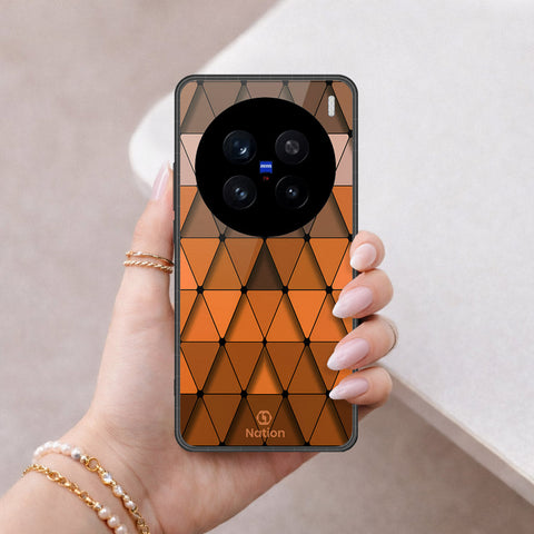 Realme C75 Cover - ONation Pyramid Series - HQ Ultra Shine Premium Infinity Glass Soft Silicon Borders Case