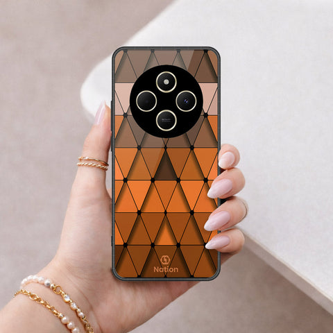 Xiaomi Redmi A4 Cover - ONation Pyramid Series - HQ Ultra Shine Premium Infinity Glass Soft Silicon Borders Case