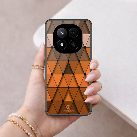 Xiaomi Poco X7 Cover - ONation Pyramid Series - HQ Ultra Shine Premium Infinity Glass Soft Silicon Borders Case