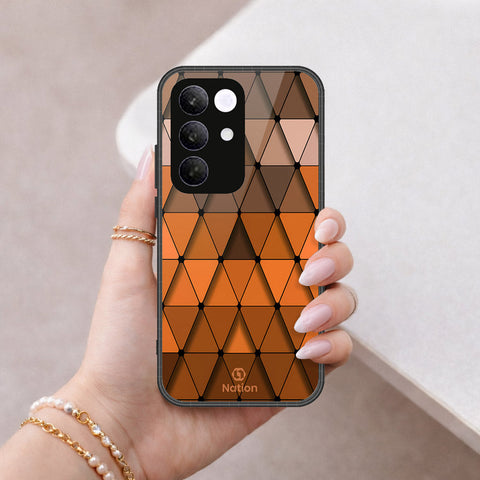 Realme C85 Pro Cover - ONation Pyramid Series - HQ Ultra Shine Premium Infinity Glass Soft Silicon Borders Case