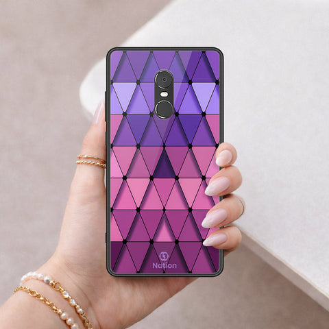 Xiaomi Redmi Note 4 / 4X Cover - ONation Pyramid Series - HQ Ultra Shine Premium Infinity Glass Soft Silicon Borders Case