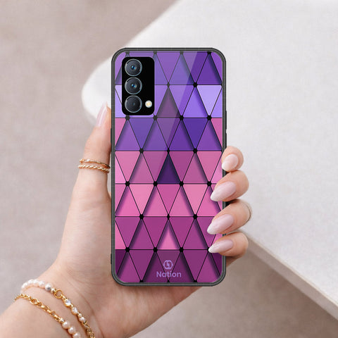 Realme GT Master Cover - ONation Pyramid Series - HQ Ultra Shine Premium Infinity Glass Soft Silicon Borders Case