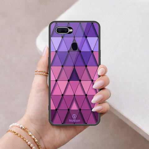 Samsung Galaxy J7 Pro Cover - ONation Pyramid Series - HQ Ultra Shine Premium Infinity Glass Soft Silicon Borders Case