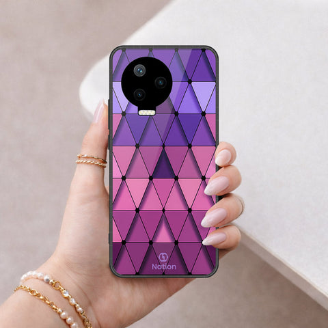 Infinix Note 11 Pro Cover - ONation Pyramid Series - HQ Ultra Shine Premium Infinity Glass Soft Silicon Borders Case