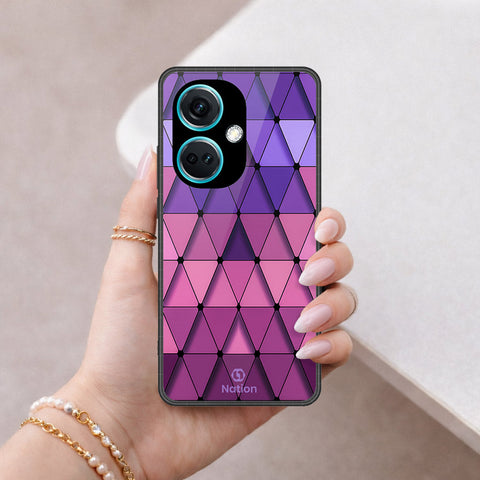OnePlus Nord N30 Cover - ONation Pyramid Series - HQ Ultra Shine Premium Infinity Glass Soft Silicon Borders Case