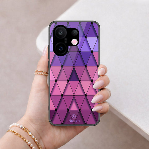 Vivo S30 Pro Mini Cover - ONation Pyramid Series - HQ Ultra Shine Premium Infinity Glass Soft Silicon Borders Case