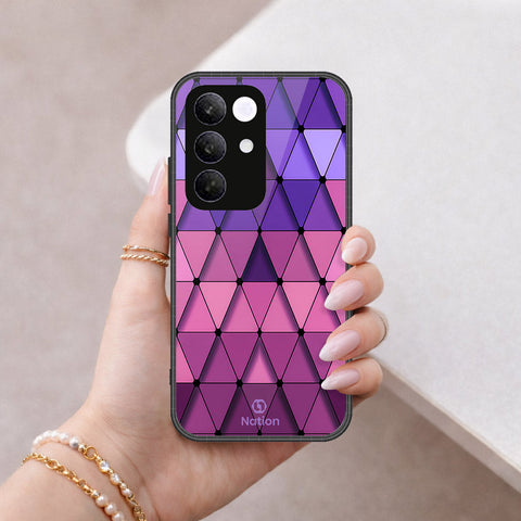Realme C85 Pro Cover - ONation Pyramid Series - HQ Ultra Shine Premium Infinity Glass Soft Silicon Borders Case