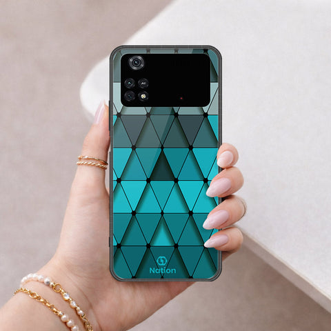 Xiaomi Poco M4 Pro Cover - ONation Pyramid Series - HQ Ultra Shine Premium Infinity Glass Soft Silicon Borders Case