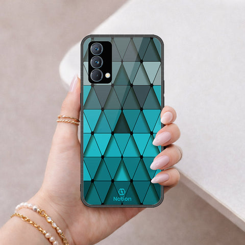 Realme GT Master Cover - ONation Pyramid Series - HQ Ultra Shine Premium Infinity Glass Soft Silicon Borders Case
