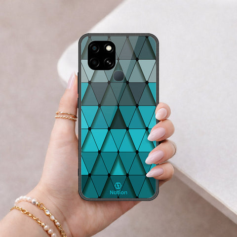 Infinix Smart 6 Cover - ONation Persian Rugs Series 2 - HQ Ultra Shine Premium Infinity Glass Soft Silicon Borders Cas