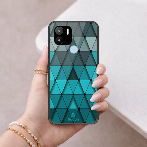 Xiaomi Redmi A2 Plus Cover - ONation Pyramid Series - HQ Ultra Shine Premium Infinity Glass Soft Silicon Borders Case