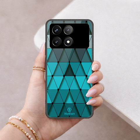 Xiaomi Poco X6 Pro Cover - ONation Pyramid Series - HQ Ultra Shine Premium Infinity Glass Soft Silicon Borders Case