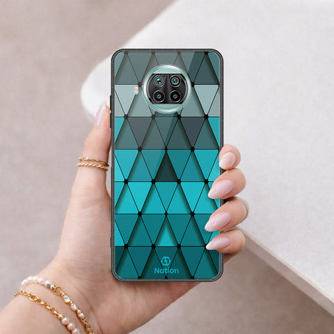 Xiaomi Redmi Note 9 Pro 5G Cover - ONation Pyramid Series - HQ Ultra Shine Premium Infinity Glass Soft Silicon Borders Case