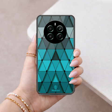 Realme P1 Speed Cover - ONation Pyramid Series - HQ Ultra Shine Premium Infinity Glass Soft Silicon Borders Case