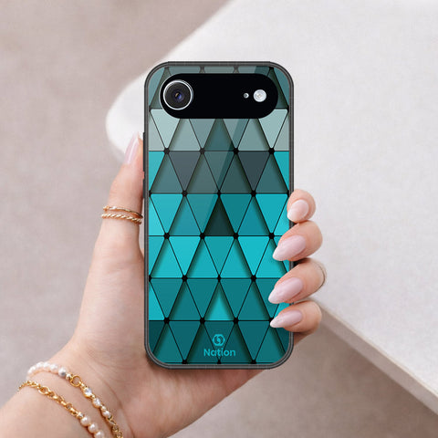 iPhone 17 Air - ONation Pyramid Series - HQ Ultra Shine Premium Infinity Glass Soft Silicon Borders Case