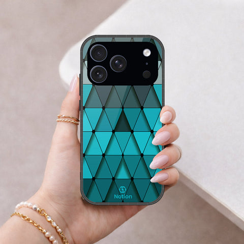 iPhone 18 Pro - ONation Pyramid Series - HQ Ultra Shine Premium Infinity Glass Soft Silicon Borders Case