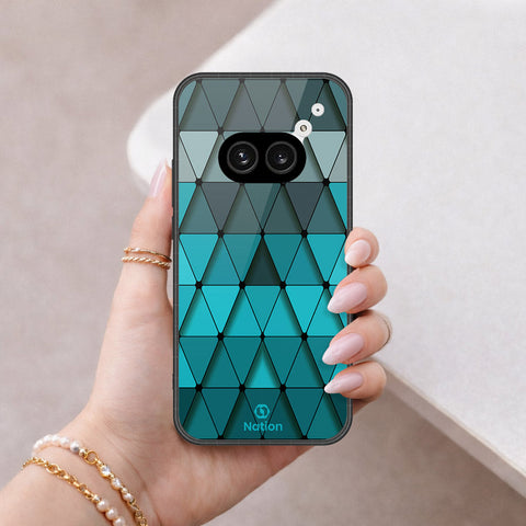 Nothing Phone 2a Cover - ONation Pyramid Series - HQ Ultra Shine Premium Infinity Glass Soft Silicon Borders Case