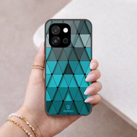 OnePlus 13s Cover - ONation Pyramid Series - HQ Ultra Shine Premium Infinity Glass Soft Silicon Borders Case