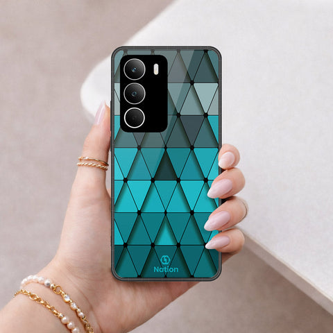 Realme Note 70T Cover - ONation Pyramid Series - HQ Ultra Shine Premium Infinity Glass Soft Silicon Borders Case